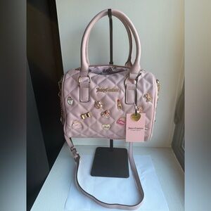 Juicy Couture Light Pink Quilted Satchel
